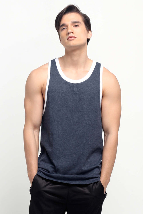 Regular Fit Tank Top With Contrast Trim