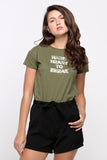 Relaxed Fit Tee With Graphic Print