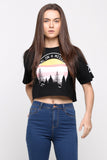 Oversized Tee With Graphic Print