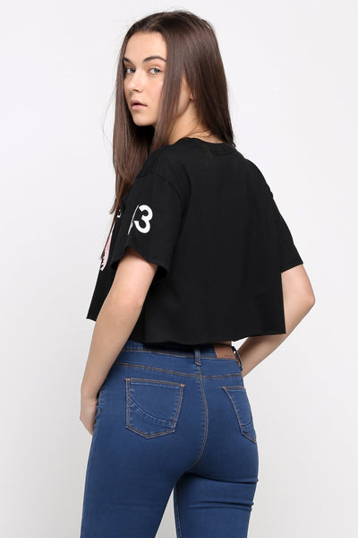 Oversized Tee With Graphic Print