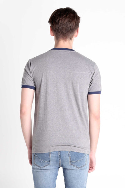Semi Fit Tee With Graphic Print
