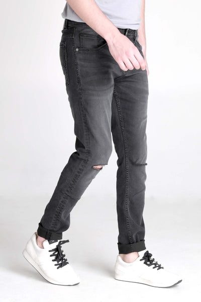 Skinny Fit Ripped Jeans