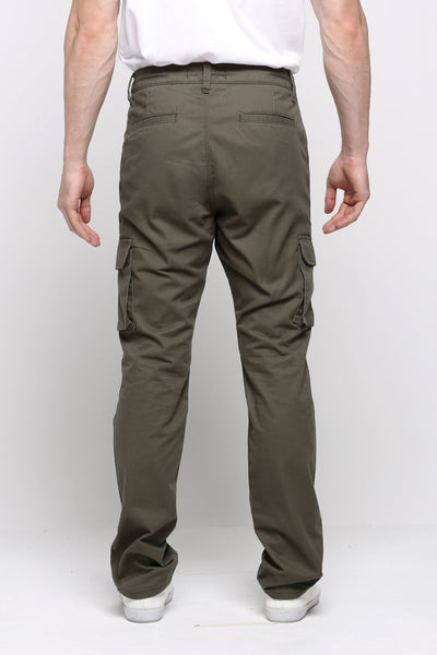 Carrot Fit Cargo Pants With Drawstring