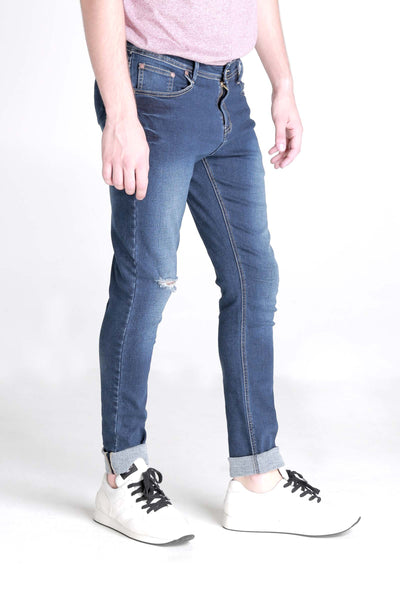 Skinny Fit Ripped Jeans