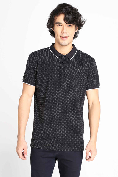 Polo Shirt With All-Over Print