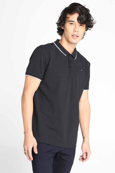 Polo Shirt With All-Over Print