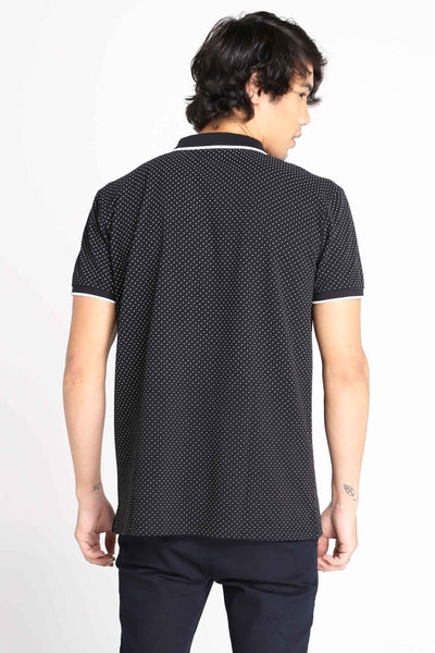 Polo Shirt With All-Over Print
