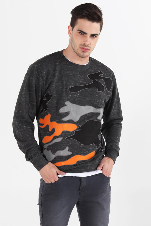 Relaxed Fit Pullover With Embroidery
