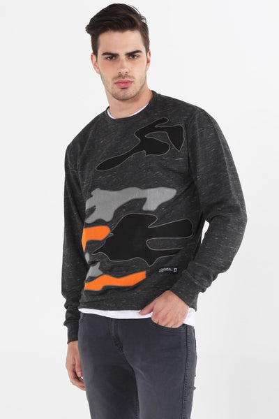 Relaxed Fit Pullover With Embroidery