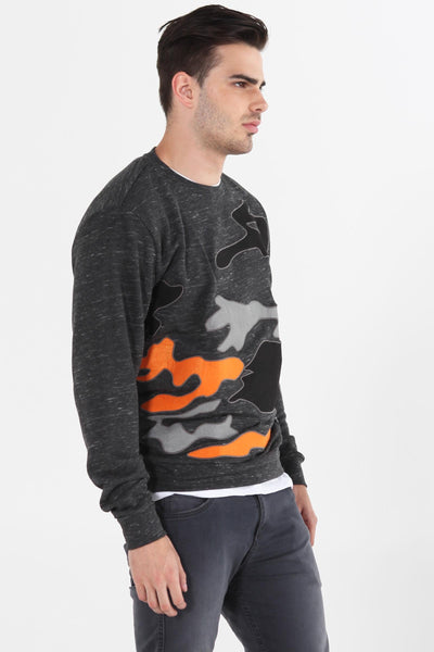 Relaxed Fit Pullover With Embroidery