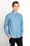 Chambray Shirt With Back Print