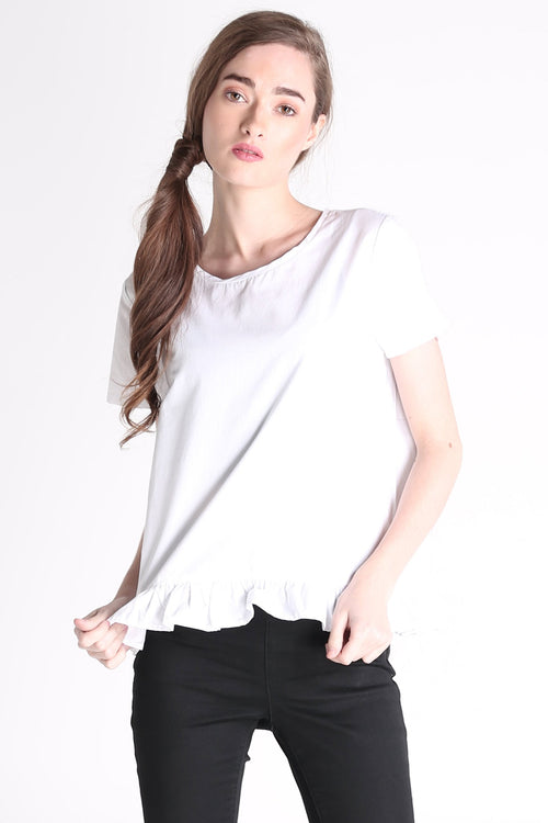 Poplin Shirt With Short Sleeves