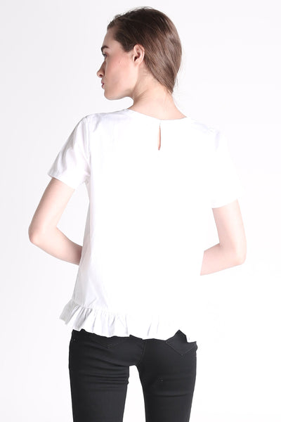 Poplin Shirt With Short Sleeves