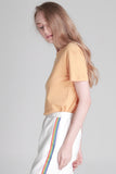 Boyfriend Fit Tee With Embroidery