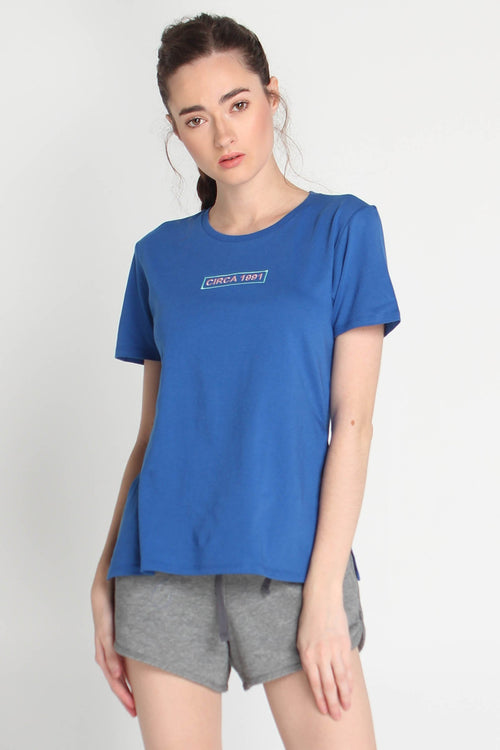 Tee With Embroidery