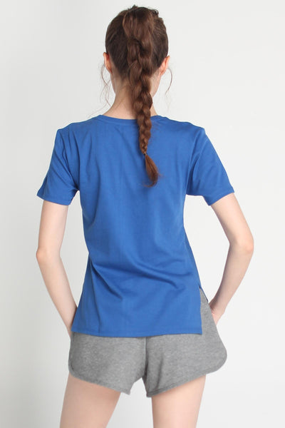 Tee With Embroidery