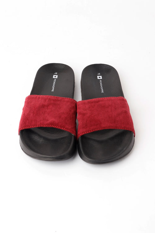 Corduroy Sliders