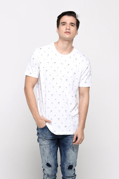 Relaxed Fit Tee With All-Over Print