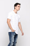 Relaxed Fit Tee With All-Over Print