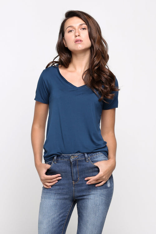 Super Soft Regular Fit V-Neck Tee
