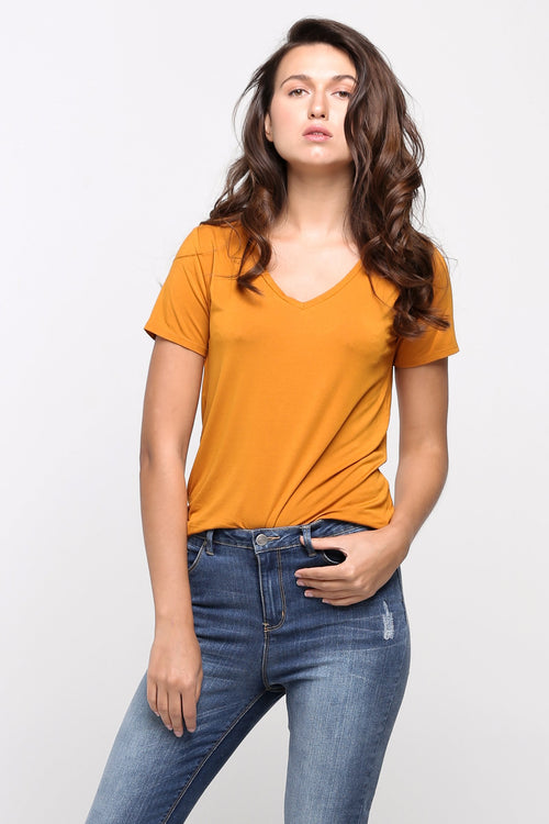 Super Soft Regular Fit V-Neck Tee