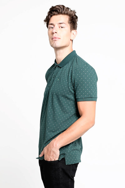Polo Shirt With All-Over Print