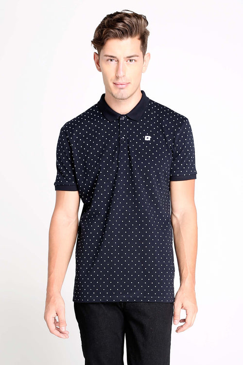 Polo Shirt With All-Over Print
