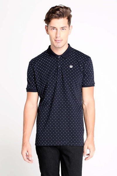 Polo Shirt With All-Over Print