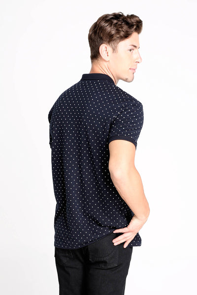 Polo Shirt With All-Over Print