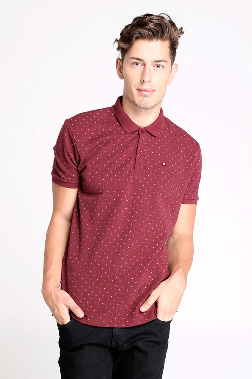 Polo Shirt With All-Over Print