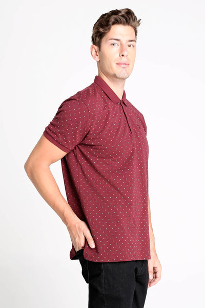 Polo Shirt With All-Over Print