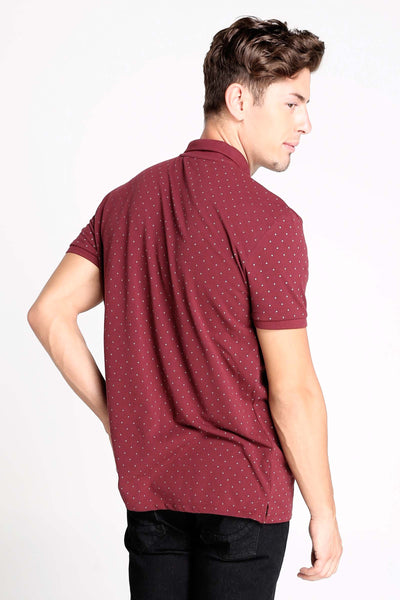 Polo Shirt With All-Over Print