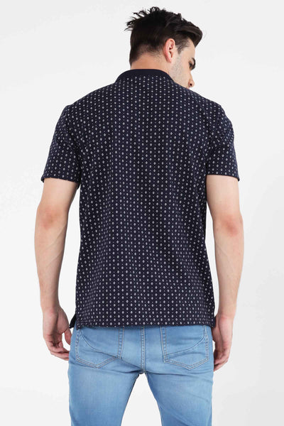 Polo Shirt With All-Over Print