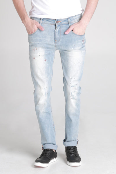 Skinny Fit 5-Pocket Jeans With Side Zip Detail