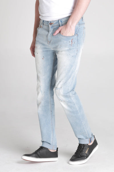 Skinny Fit 5-Pocket Jeans With Side Zip Detail