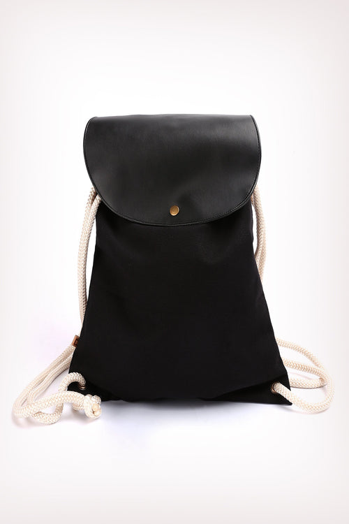 Canvas Drawstring Backpack