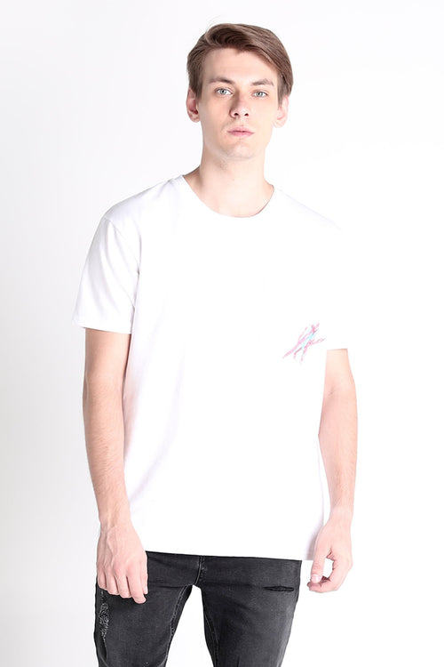 Relaxed Fit Tee With Embroidery