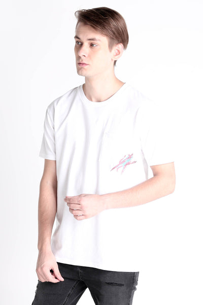 Relaxed Fit Tee With Embroidery