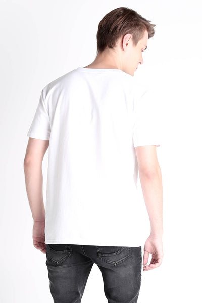 Relaxed Fit Tee With Embroidery