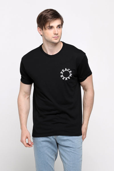 Relaxed Fit Tee With Embroidery