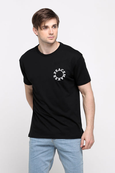 Relaxed Fit Tee With Embroidery