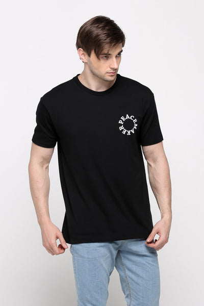 Relaxed Fit Tee With Embroidery