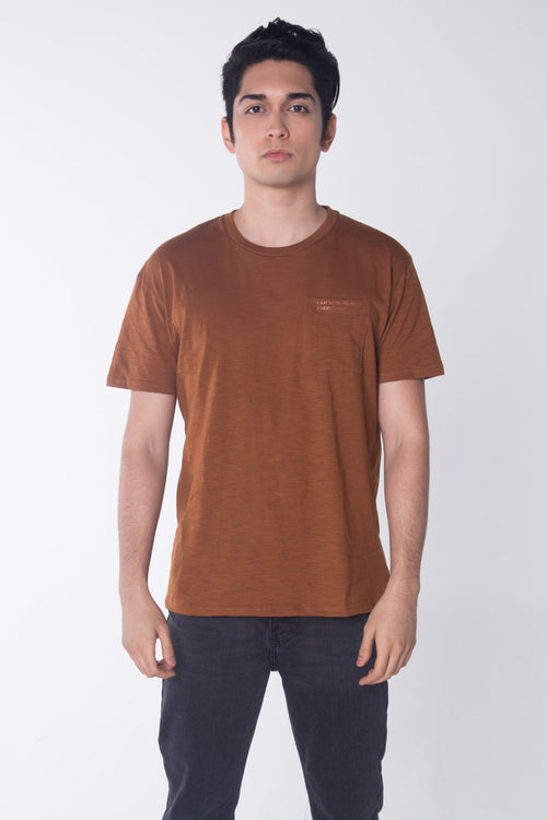 Relaxed Fit Tee With Pocket Detail