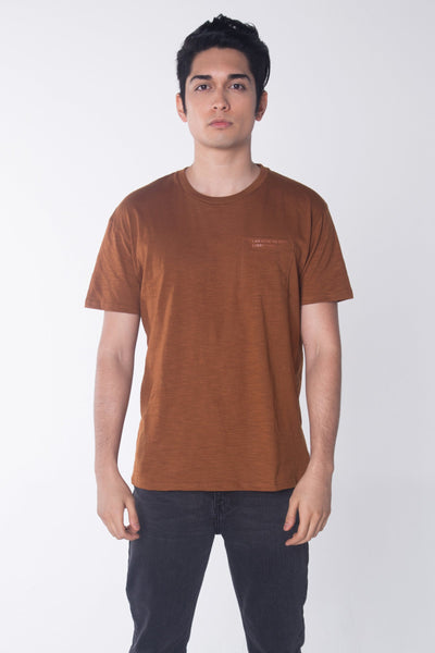 Relaxed Fit Tee With Pocket Detail