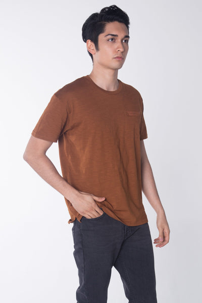 Relaxed Fit Tee With Pocket Detail