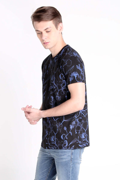 Relaxed Fit Tee With All-Over Print