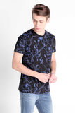 Relaxed Fit Tee With All-Over Print