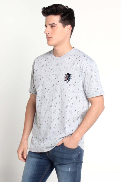 Relaxed Fit Tee With Embroidery