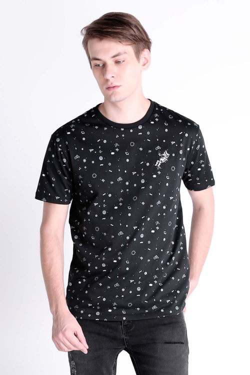 Relaxed Fit Tee With Embroidery