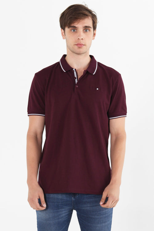 Polo Shirt With Tipping